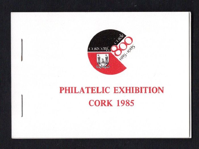 1985 Ireland Cork Philatelic Exhibition Booklet . Contains 1985 Cork 800 Commentative stamp No 251