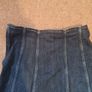 denim MSSIMMO DUTTI long skirt Image 4
