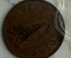 Irish Halfpenny 1965