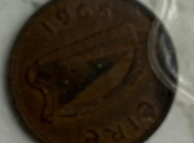 Irish Halfpenny 1965