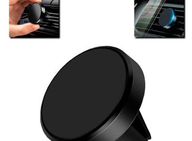 Air Vent Holder 360 degrees In car Magnetic Rotative Universal for Smartphones Black