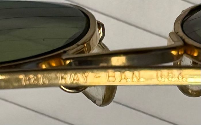RAY-BAN Genuine B&L Bausch & Lomb Vintage Sunglasses Aviator pilot glasses c1960