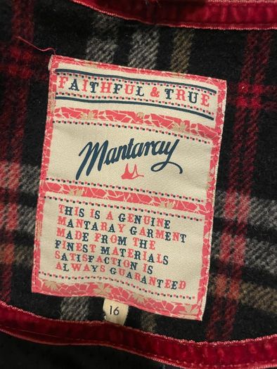 Mantaray Checked Wool Blend Jacket - Size 16 - Lined - Classic Style