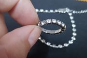 Bracelet and streachable ring set