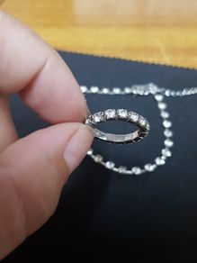 Bracelet and streachable ring set