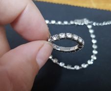 Bracelet and streachable ring set