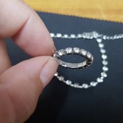 Bracelet and streachable ring set