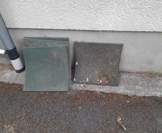 Foam play tiles outdoor