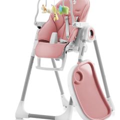 Sweety Fox Folding High Chair - Pink