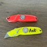 Hultafors Knife / Stanley Knife Yellow / Orange Image 2