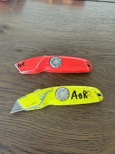 Hultafors Knife / Stanley Knife Yellow / Orange