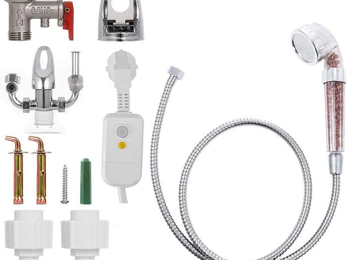 Electric Hot Water Tank 2 kW, Water Heater 45 L, Temperature Adjustment