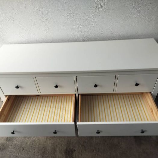Chest of 8 drawers Hemnes white