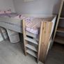 Popsicle mid-high bunk bed with integrated desk Image 4