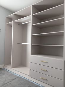 Large walk-in wardrobe