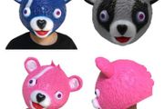 Fortnite Mask Bear Cuddle Team Leader Latex Mask Game Cosplay Halloween Trick Fort Nite Night Fortnight Video Game