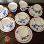Vintage Clare Blue Floral Pattern Tea Set. Image 3