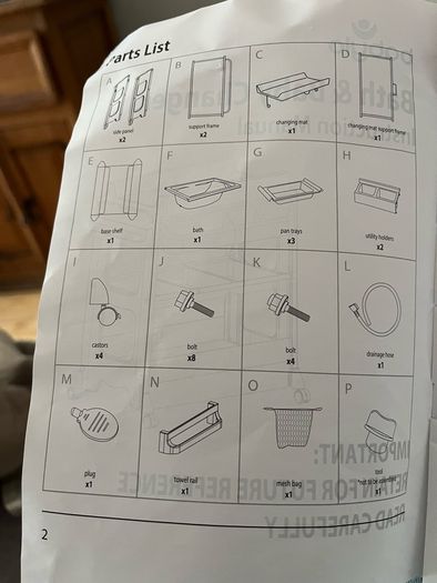Bath & Baby Changer