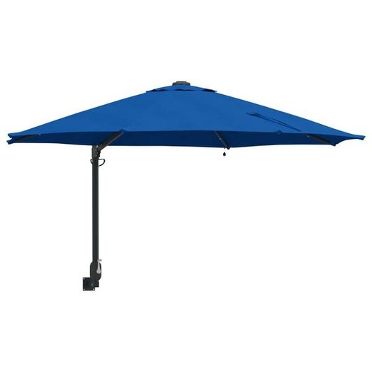 Garden Parasol Azurblau 248 x 248 x 148 cm Polyester and Steel