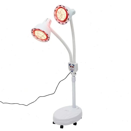 IR-Heat-Infrared, Infrared Red Light Therapy Lamp, Dual Head 360 Adjustable Infrared Lamp