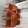 Set of 6 Velvet Dining Chairs Image 3