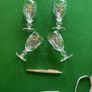 4 Waterford Crystal small sherry glasses Image 4