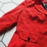 Marks & Spencer Suit Wool Red Jacket Skirt Size 16 Image 5