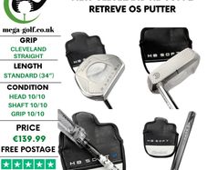New Cleveland HB Soft 2 Retreve OS Putter / 34