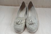Gabor Grey/Silver Shoes Size 5 1/2