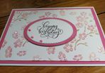 Handmade card - Happy birthday.