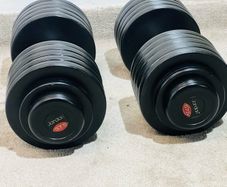 2 X 57.5 Kg Jordan Branded Dumbbells   115kg Total