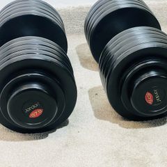 2 X 57.5 Kg Jordan Branded Dumbbells   115kg Total