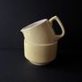Vintage Carrigaline Yellow Sugar Bowl and Milk Jug Image 2