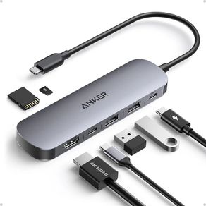 Anker USB C Hub, 7in1 Multi-Port USB Adapter