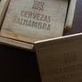 Cervezas Alhambra Timber Coasters Set Image 3