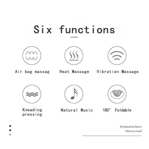 180 Degree Foldable Wireless Electric Eye Massager with Heat, Air Compression Bluetooth Music