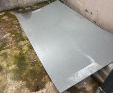 Sheet of 8 x 4 galvanise