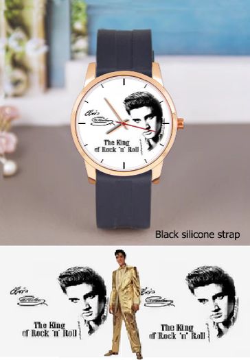 Elvis Presley The King of Rock n Roll wristwatch