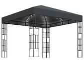 Gazebo with String Lights 3x3 m Anthracite