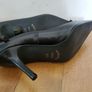 Rosanna ladies leather black dress up high heel shoes size 5 UK 38 EU NEW Image 5