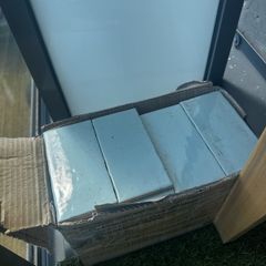Light blue rectangular tiles