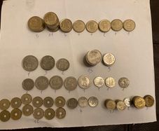 Spain.  Pesetas coin Lot