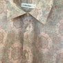Vintage Calvin Klein Mens Paisley Cotton shirt XL Image 3