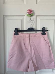 Womens Pink Dress Shorts