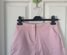Womens Pink Dress Shorts