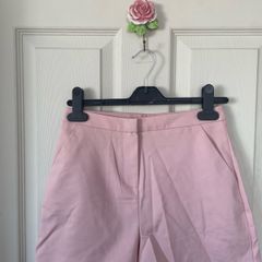 Womens Pink Dress Shorts