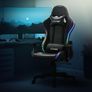 Gaming Chair Bluetooth RGB Light Computer Chair  Gamer Chair with Bluetooth Speakers Gaming Chair RGB LED Lighting and Bluetooth Speakers, Black, Faux Leather, Ergonomic Office Chair, Backrest, Image 7