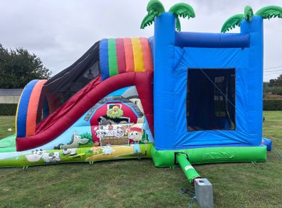 bouncing castle combi