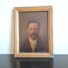 original victorian oil portrait signed