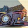 Vintage German Ceramic Mantel Clock Image 5